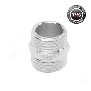 Niplu alama hrom 1/2"MM THS 1868