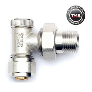 Robinet radiator cot. retur 16x1/2" THS 24810