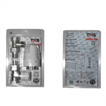 Robinet radiator cot. set cap termocstatic 1/2