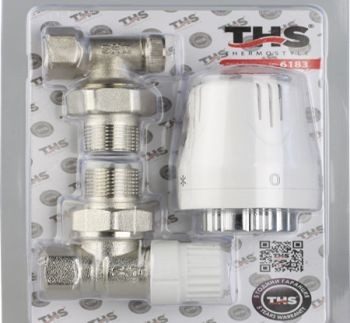 Robinet radiator set cot cap termostatic 1/2" THS 6183