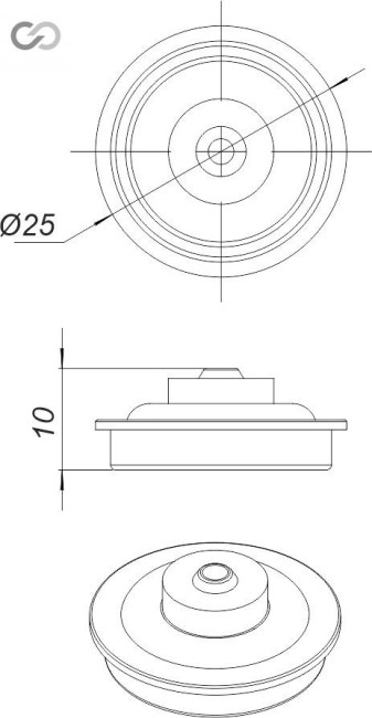 Membrana plutitor rezervor WC (AS-05.00.005.ZP)