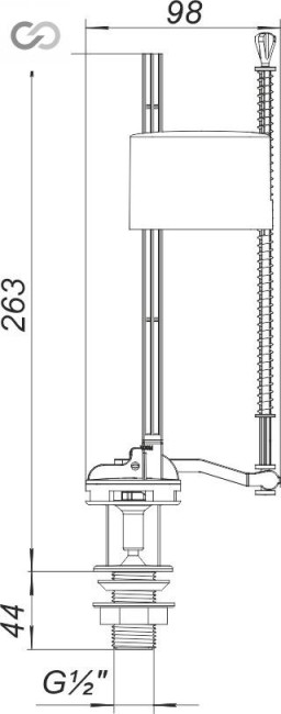Plutitor WC (ANn-02) de jos SoloPlast