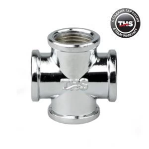 Cruce alama hrom FFFF 1/2" THS 18201