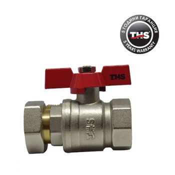 Robinet fluture+piulita FF 1" THS 7740