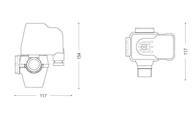 Presostat PM5-3W 5cai Italtehnica